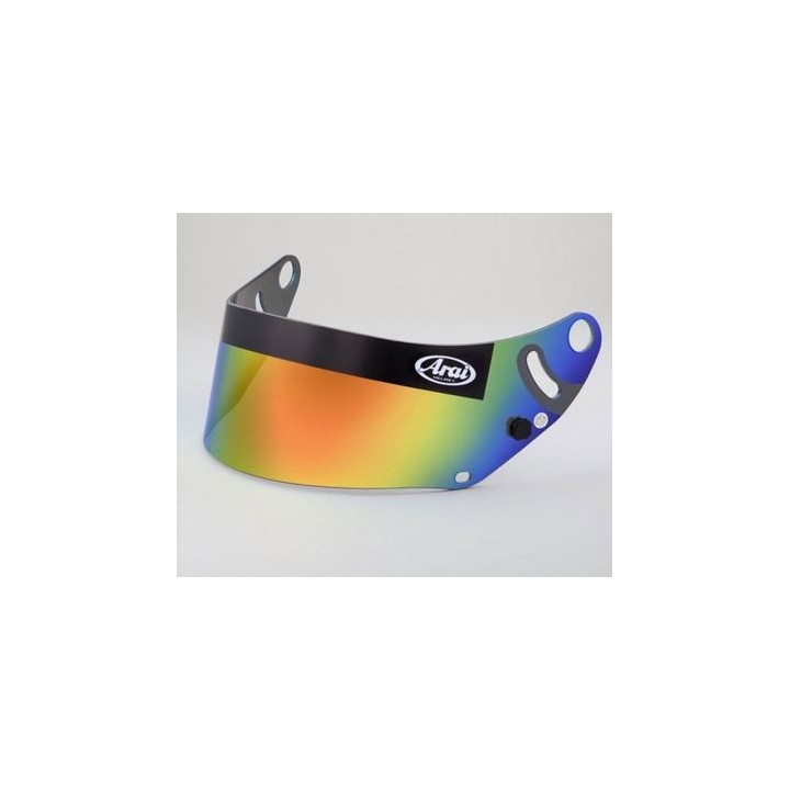 Écran ARAI miroir or, label FIA