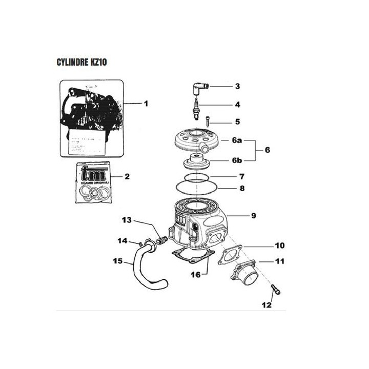 OIL SEAL KIT KZ10