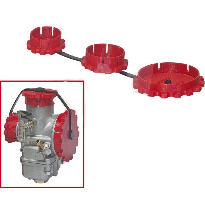 Kit couvercles rouge pour VHSH 30