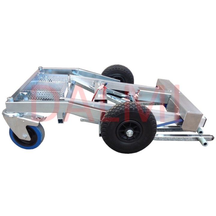 Rodas à prova de furos de 260 mm – Excelente estabilidade e manuseio em todas as superfícies.