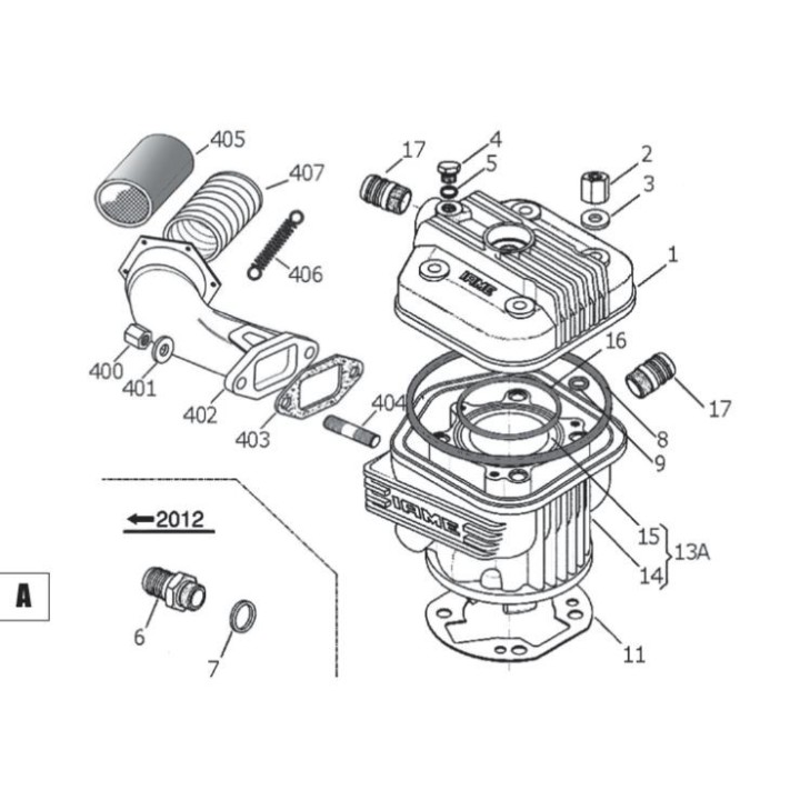 403 Joint de pipe d'échappement X30