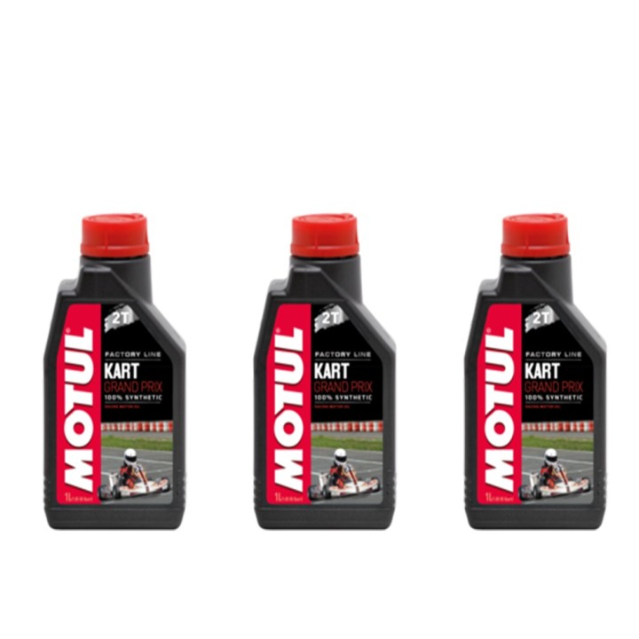 3 aceites  Motul 2t para Karting Grand Prix 1L- Magickart