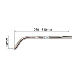 SUPPORT SUPPLEMENTAIRE COURBE REGLABLE POUR SIEGE, TYPE LONG