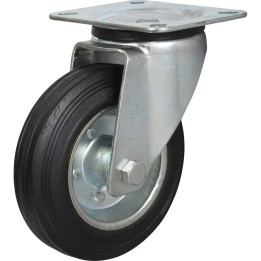 Roulette 100x30mm avec plateau 100x85mm