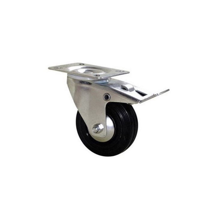 Roulette 100x30mm avec plateau 100x85mm