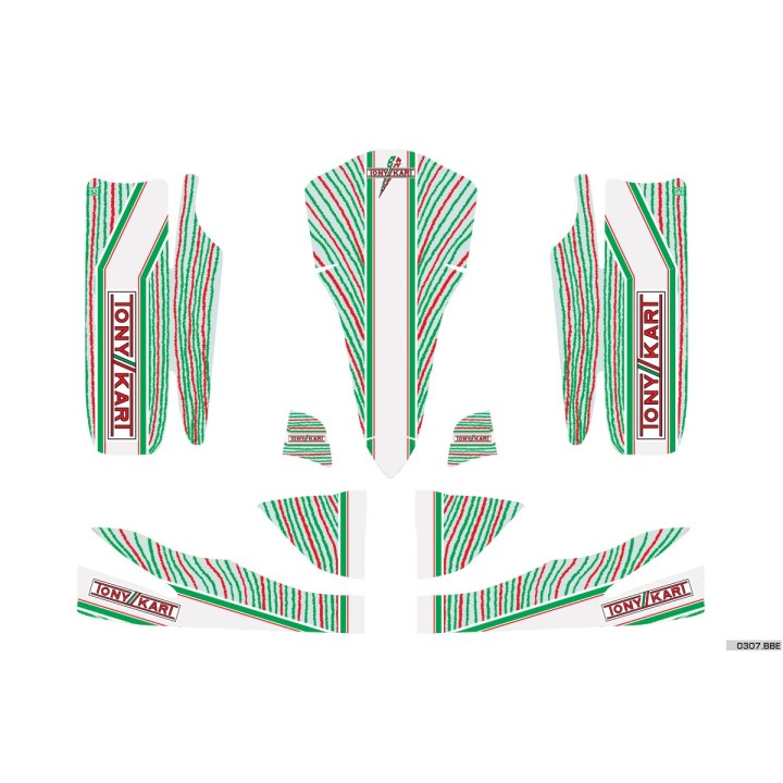 Kit déco Tonykart complet Minikart 2016