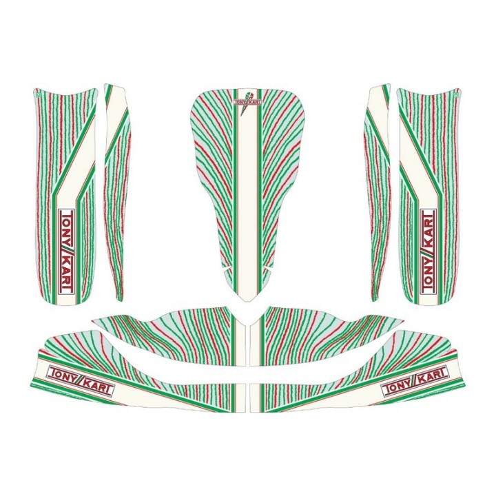 Kit déco Tonykart complet SA/KZ M6 - 2015