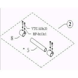 (5) barre stabilisatrice  30 (A)