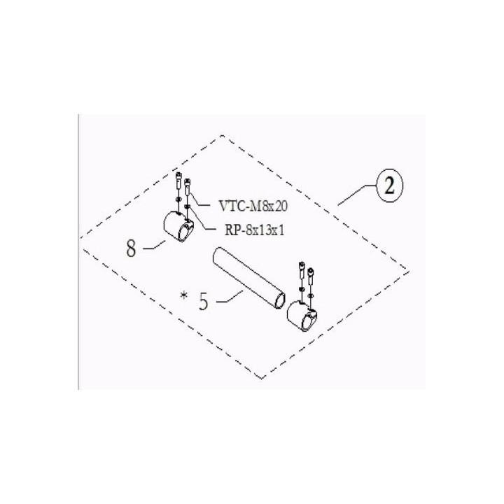 (5) barre stabilisatrice  30 (A)