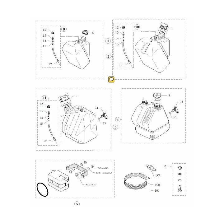 (6) bouchon 4l