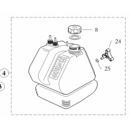 (8) bouchon birel 8.5l