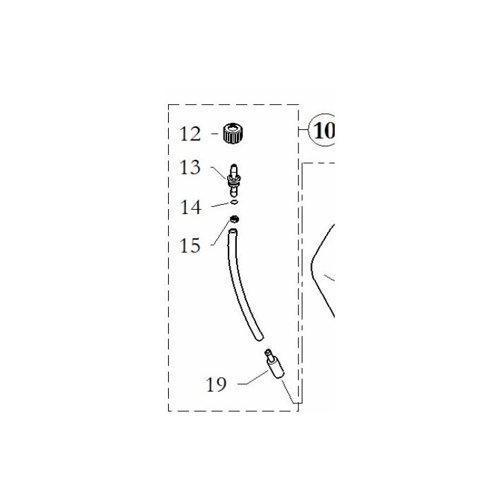 (10) ASSIEME PESCANTE SERBATOIO LT. 8/10 birel