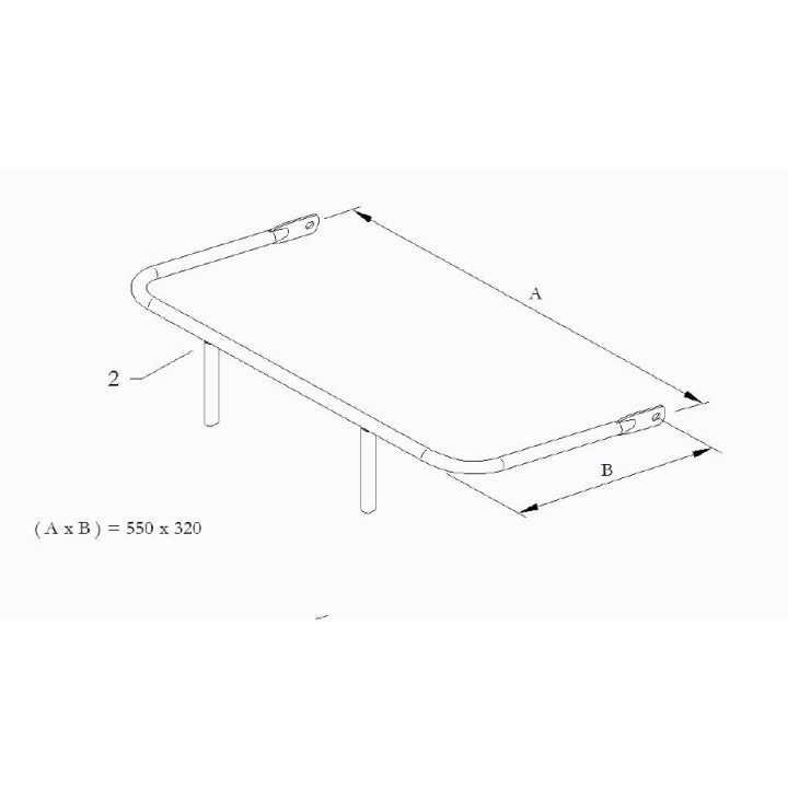 (2) FRONT BUMPER D 510x260 FL09/14 MINI