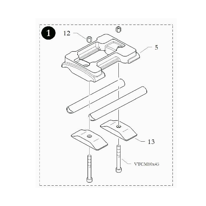 (1) kit platine moteur birel ricciardo