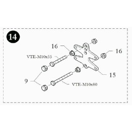 (10) BUSHING ENGINE MOUNT B25