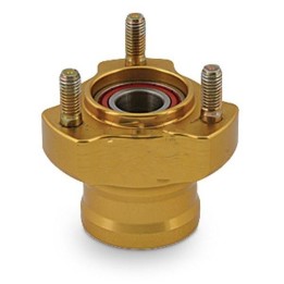 MOYEU AVANT L.50mm EN ALUMINIUM ANODISE  COMPLET AVEC ROULEMENTS -Magickart