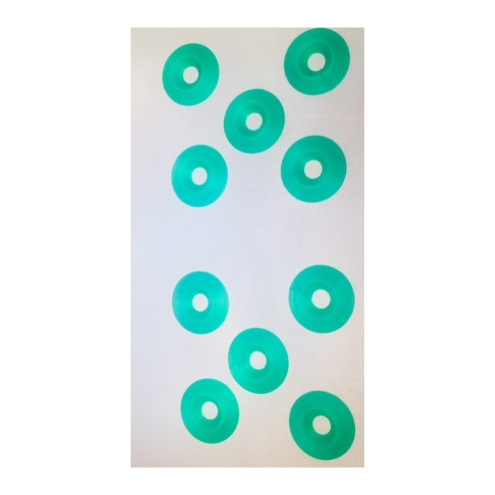 Kit 10 rondelles conique M8 plastique