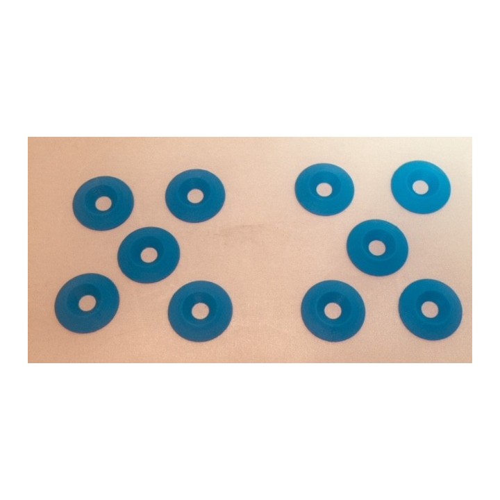 Kit 10 rondelles conique M8 plastique