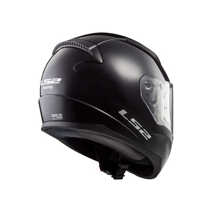 casque LS2 SOLID noire 3-XL