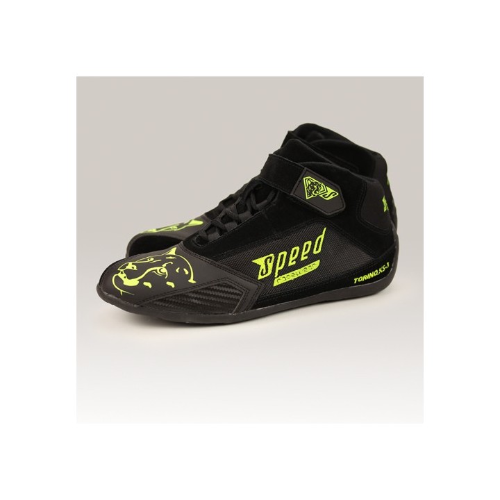 Scarpe SPEED Torino KS-3 nero / giallo neon taglia