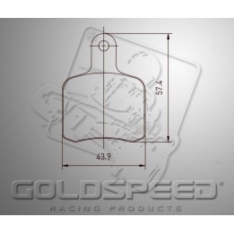 Pastiglie Goldspeed per OTK BS5 - SA2