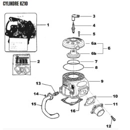 (4) Bougie BOSCH 340 (W 08 CS)