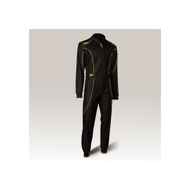 Comninaison Speed racing Barcelona RS-1  noir-neon jaune