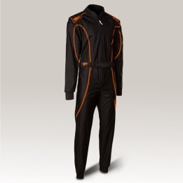 Combinaison Speed racing  Barcelona RS-1 noir-neon orange