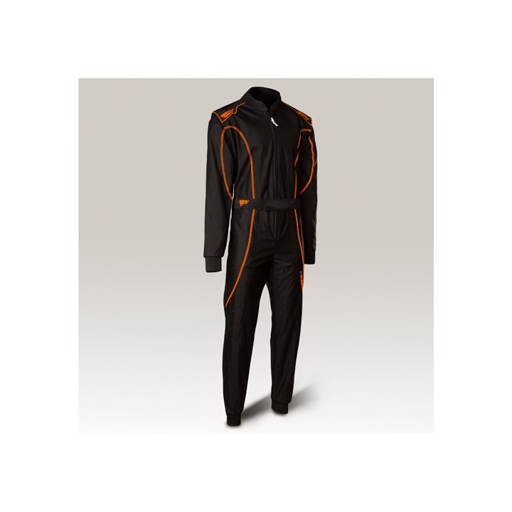 Combinaison Speed racing  Barcelona RS-1 noir-neon orange