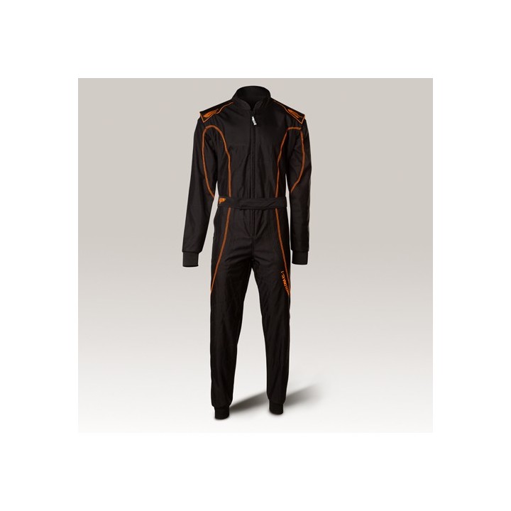 Combinaison Speed racing  Barcelona RS-1 noir-neon orange