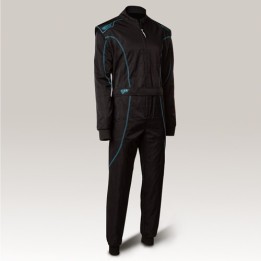 Combinaison Speed Racing Barcelona RS-1  CIK noir-cyan