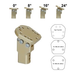 Cubo de volante ajustable