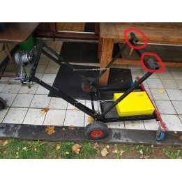 Caoutchouc chariot Dalmi