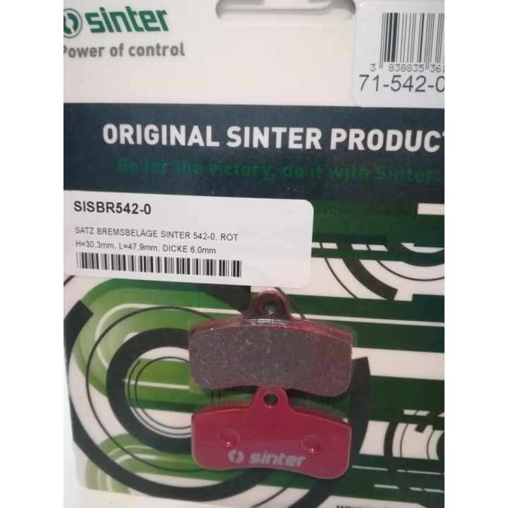 Plaquettes AVANT Sinter pour Sodi -Magickart