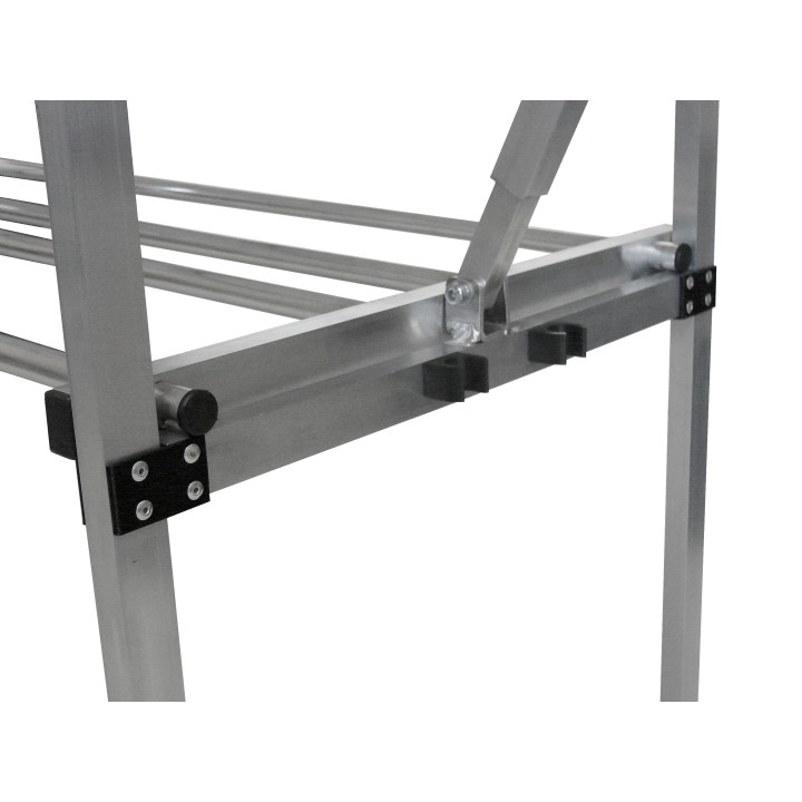 ALUMINIUM WORKBENCH with WHEEL HOLDER STONE