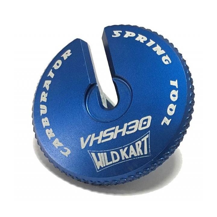 werkzeugkompressor Spring-Carburetor-vhsh30-wild-kart-blau-eloxiert-magickart