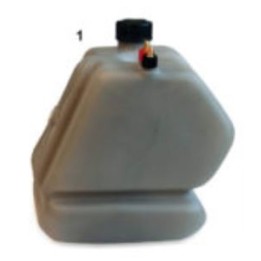Réservoir KF 8,5 l fumé complet CRG
