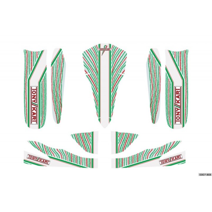 Set autocollant TONY KART M5 OTK