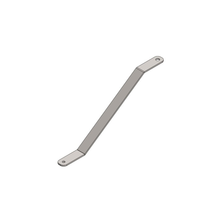 UPPER CROSS BRACKET FOR EUROSTAR DYNAMICA FRONT PANEL - CHROMED