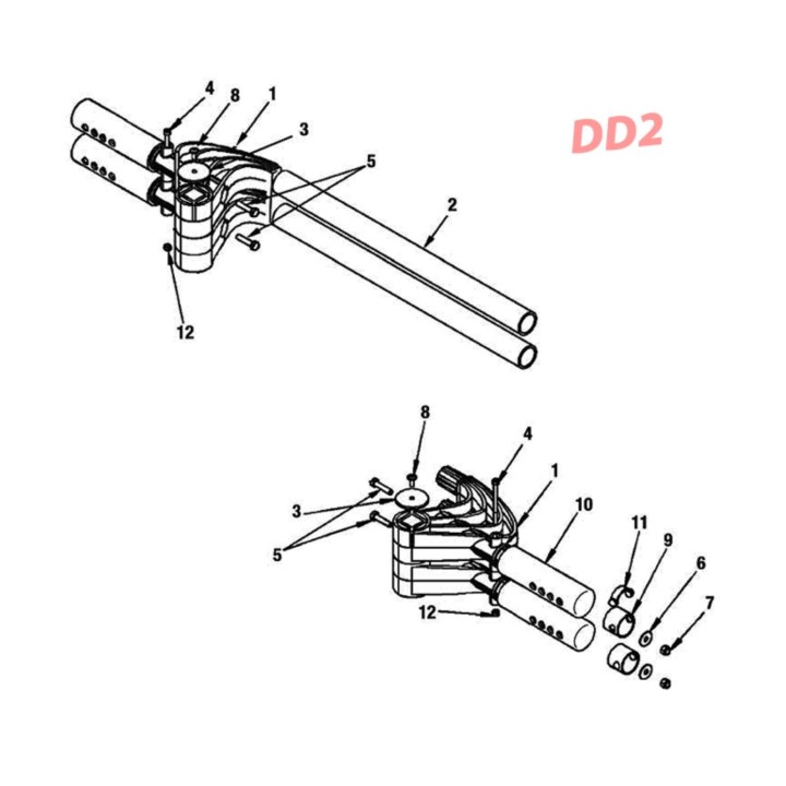 (6)  Rondelle 8x25x1,8mm RTPS DD2 Rotax