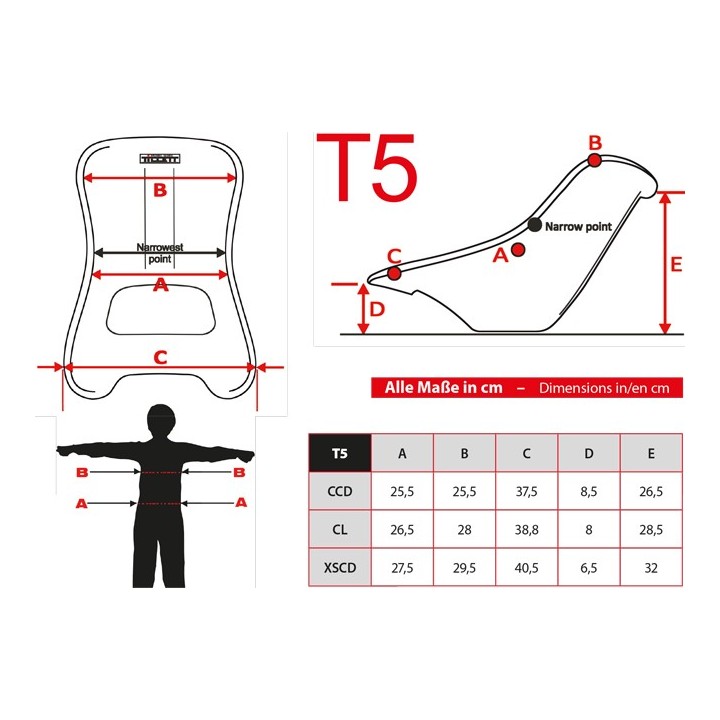Siège TILLETT T5VTI extra-flexible