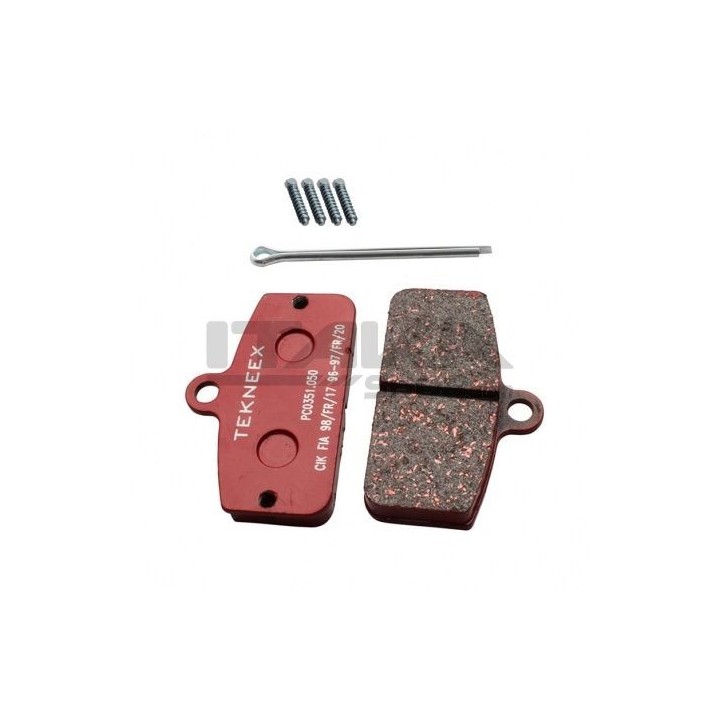 PLAQUETTES AR RACING RED TEKNEEX