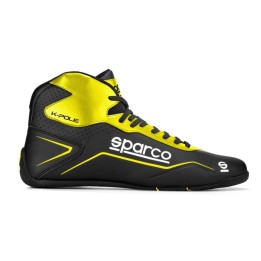 botas-de-karting-sparco-k-pole-preto, azul-piloto-piloto-magickart