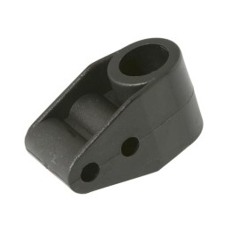 Support colonne de direction diam. 20mm, double trou 8mm, couleur noire  