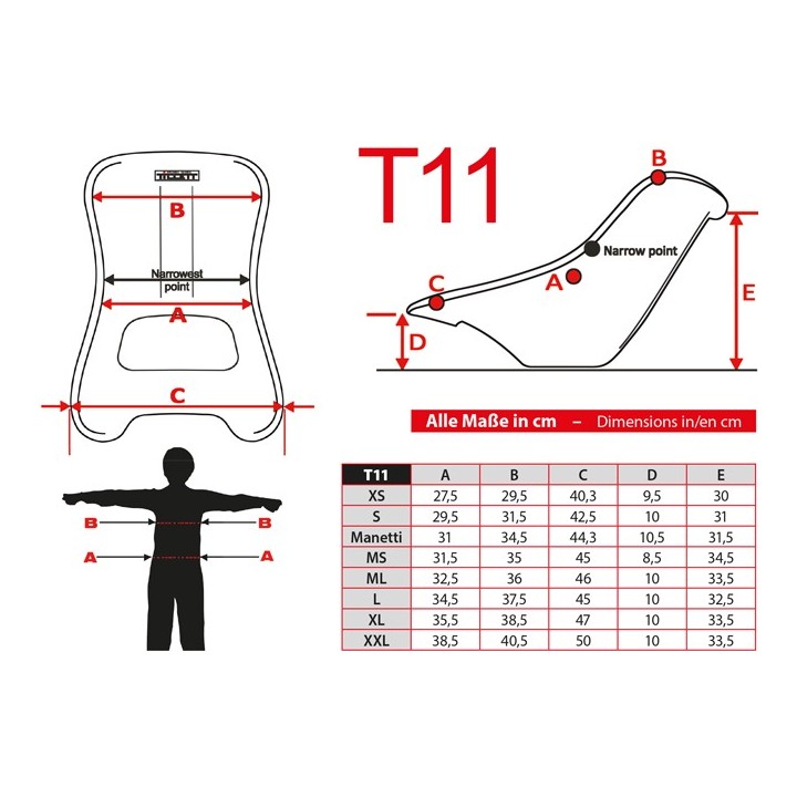 Asiento TILLETT T11
