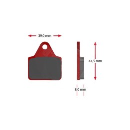 Jeu plaquettes  SINTER  LENZO KART