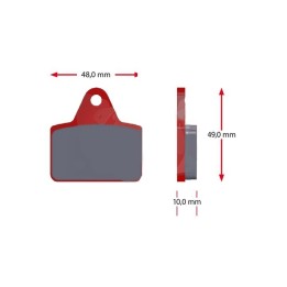 Jeu plaquettes  LENZO KART SINTER