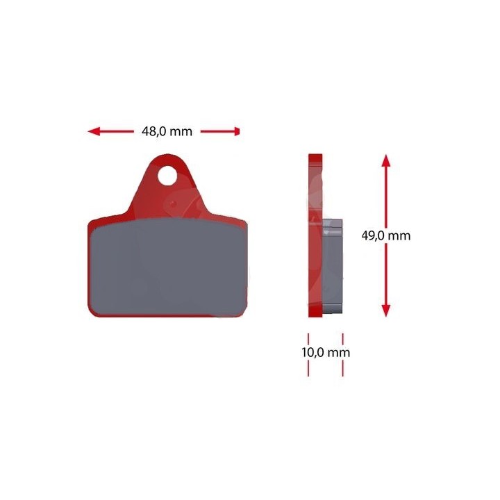 Jeu plaquettes  LENZO KART SINTER