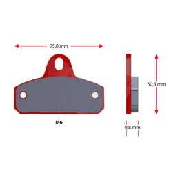 Jeu plaquettes  SINTER  LENZO KART