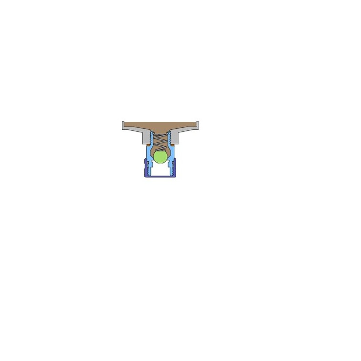 stahlbus soupape de purge M6x1.0x16mm, en acier